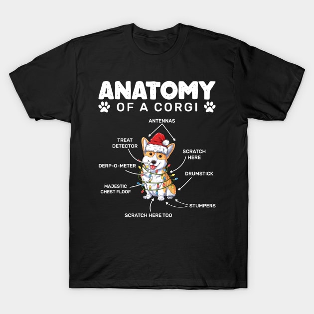 Corgi Anatomy T-Shirt by printee